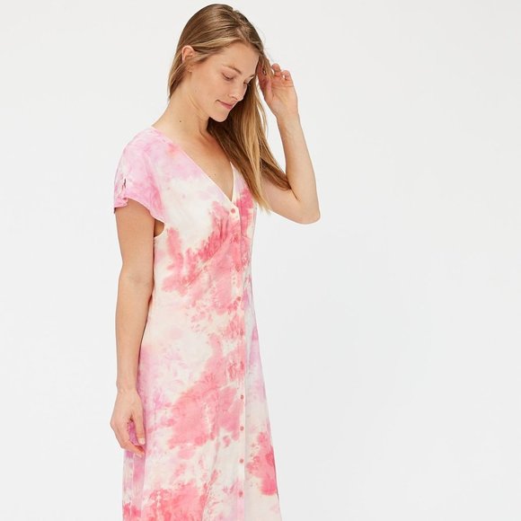 Lacausa Melody Dress in Raspberry Wash - Picture 1 of 5